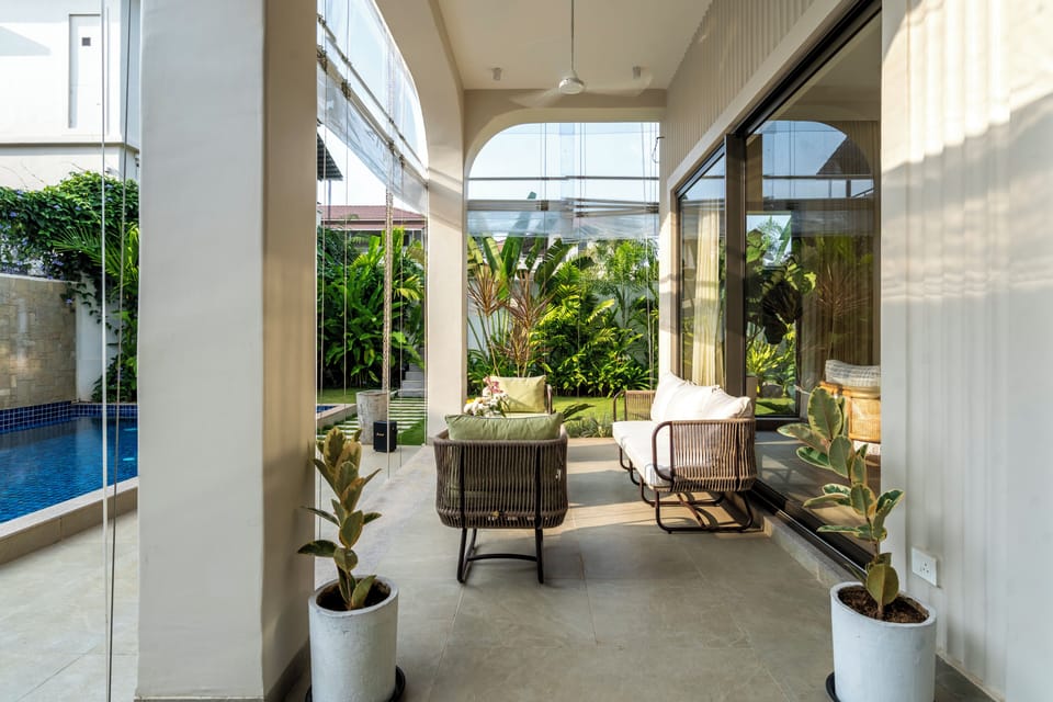 Deluxe Villa, Private Pool, Corner | Terrace/patio
