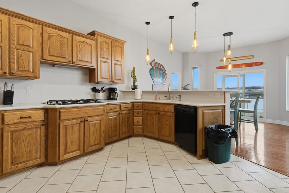 House, Multiple Beds, Patio (Dog Days Den) | Private kitchen