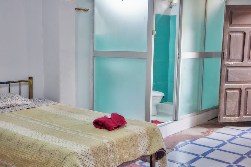 Classic Double or Twin Room, Garden View | Bathroom | Shower, towels, soap, toilet paper