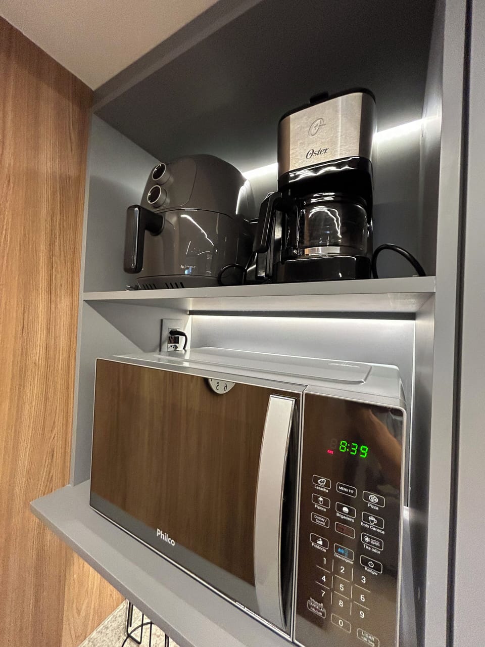 Apartment | Private kitchen | Fridge, microwave, cookware/dishes/utensils