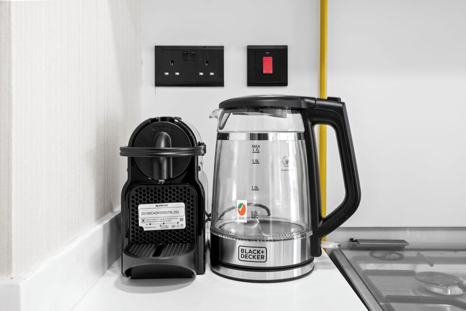 Apartment, Balcony, Sea View | Coffee and/or coffee maker