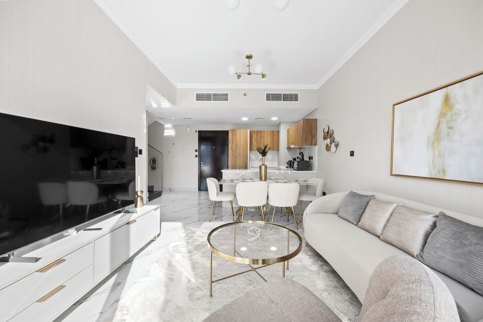 Apartment, Balcony, Sea View | Living area