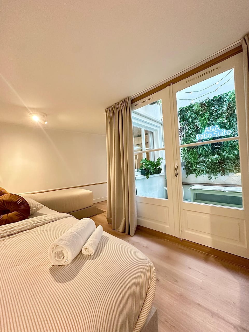 Memory foam beds, blackout drapes, WiFi (free), individually furnished