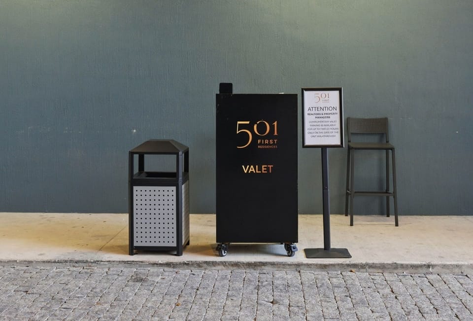 Valet parking (USD 50 per day)