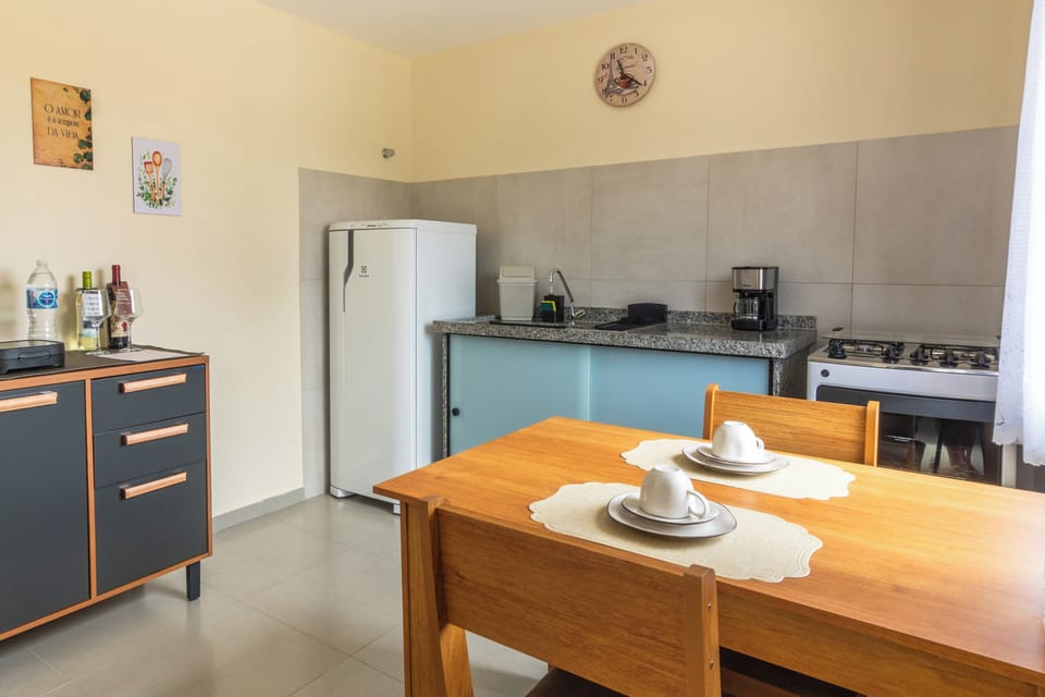 Standard Apartment, City View | Private kitchen | Fridge, microwave, oven, cookware/dishes/utensils