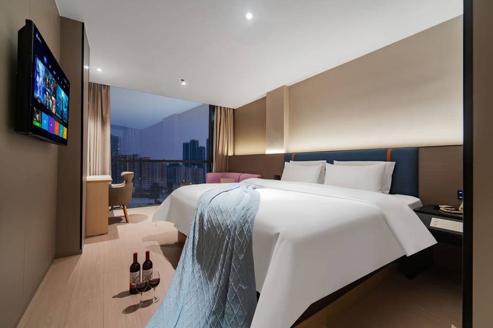 Premier Double Room, City View | Desk, laptop workspace, blackout drapes, WiFi (free)