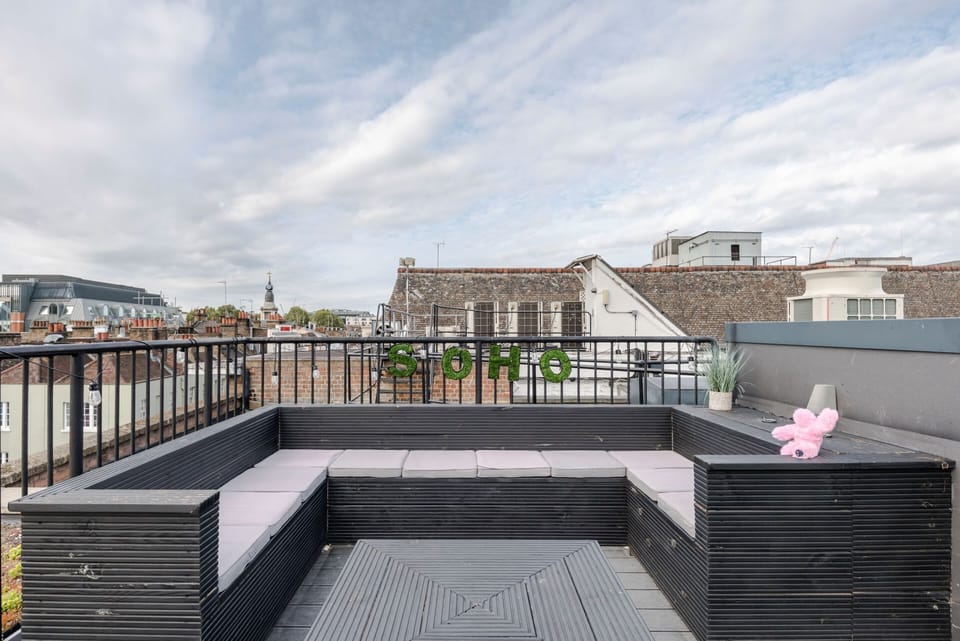 Apartment, 1 Double Bed with Sofa bed, Patio, City View (Old Compton 4) | Terrace/patio