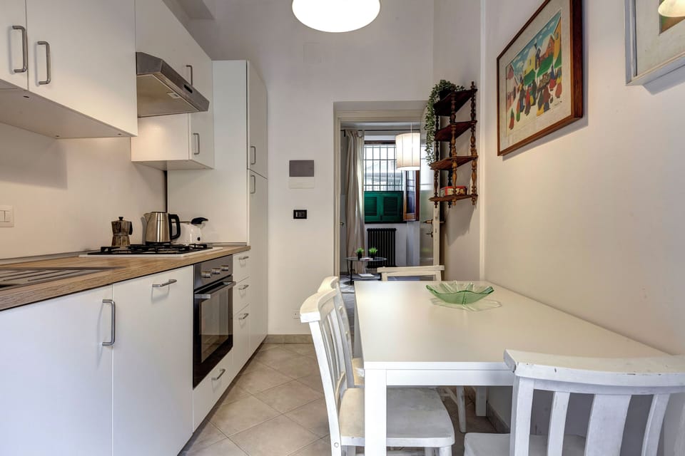 Apartment | Private kitchen | Fridge, stovetop, cookware/dishes/utensils