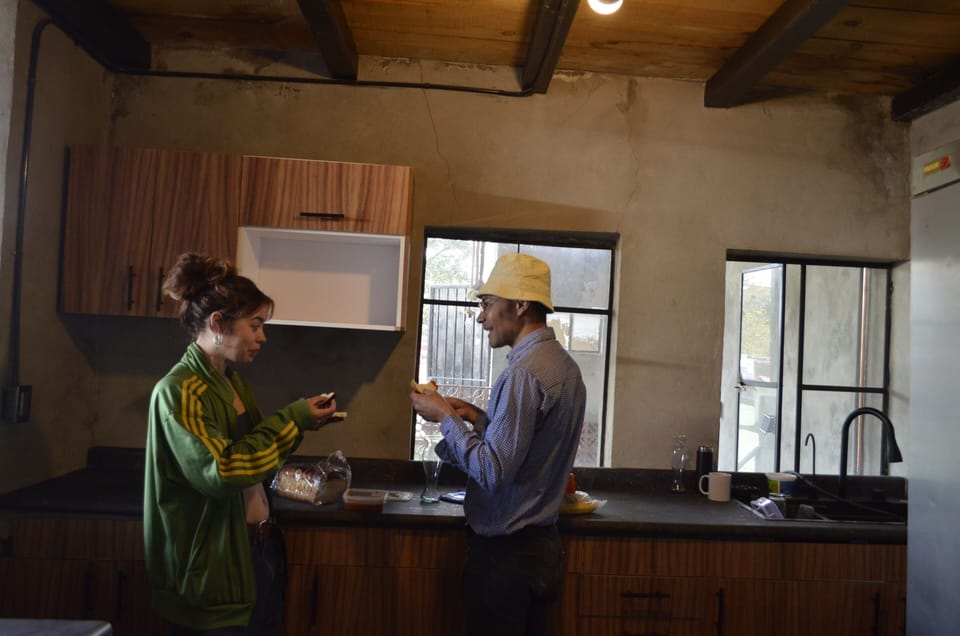 Shared fridge, microwave, cookware/dishes/utensils