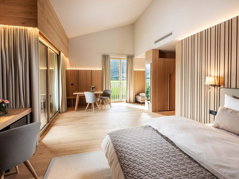 Junior Suite, Balcony, Garden View | Premium bedding, in-room safe, blackout drapes, soundproofing