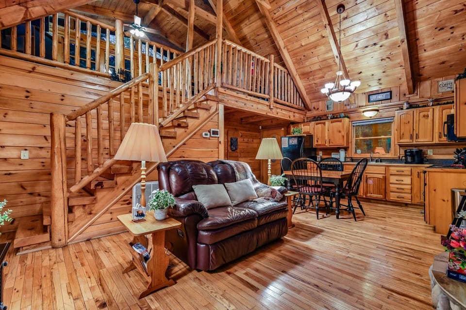 Cabin, 1 Bedroom | Living area | Smart TV
