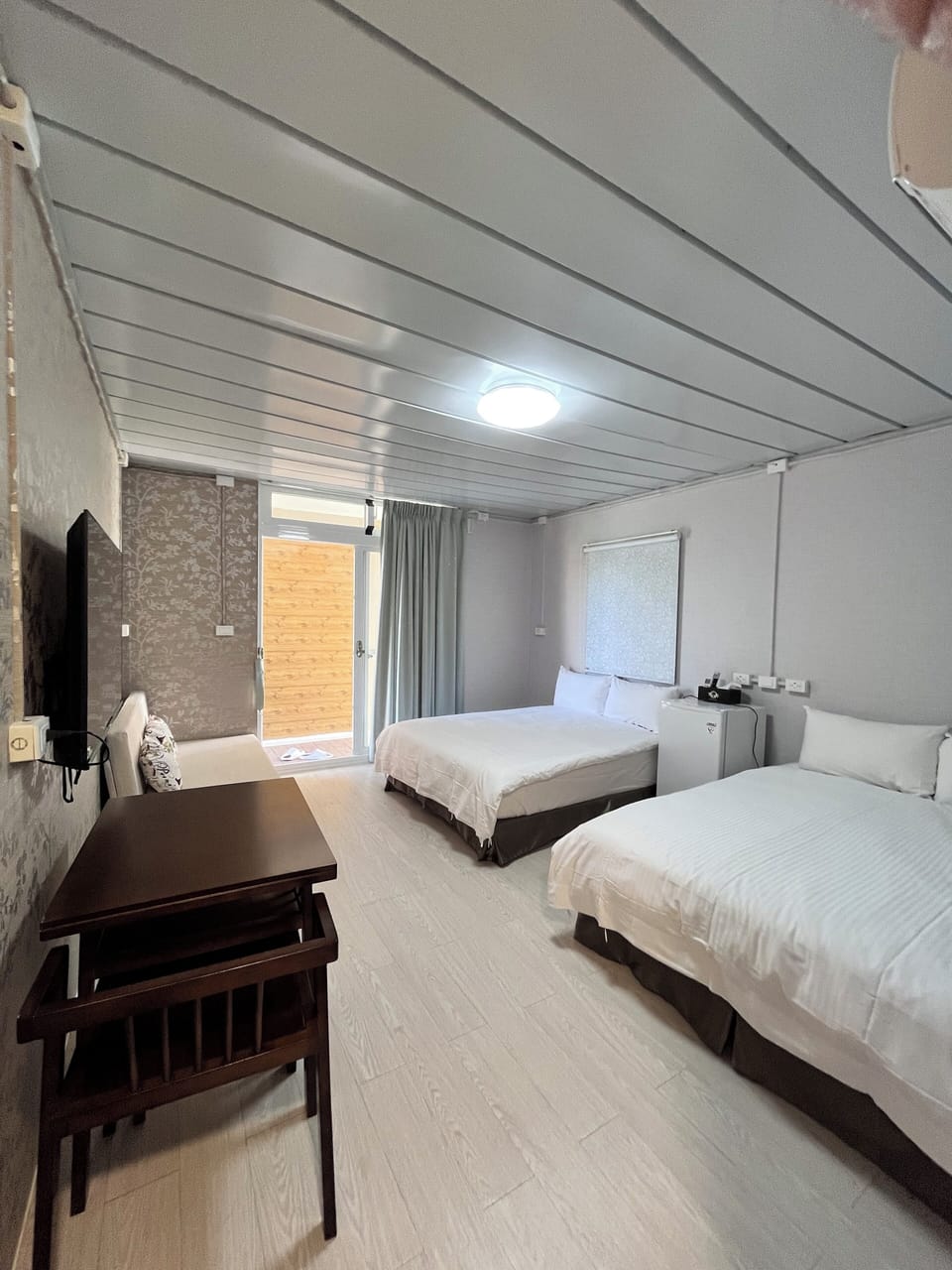Comfort Quadruple Room, Courtyard View | Desk, laptop workspace, free WiFi