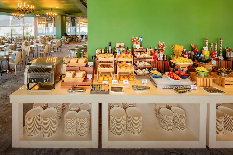 Daily self-serve breakfast for a fee
