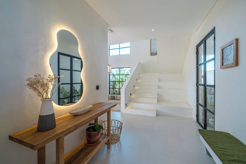Family Villa, Pool View | Living area | Flat-screen TV