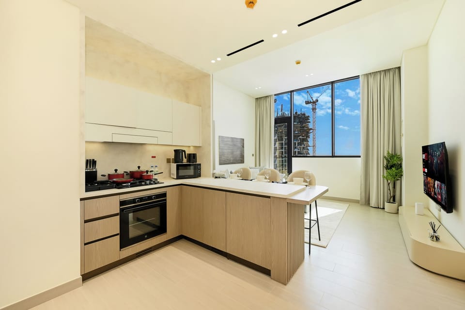Apartment, Balcony, City View | Private kitchen
