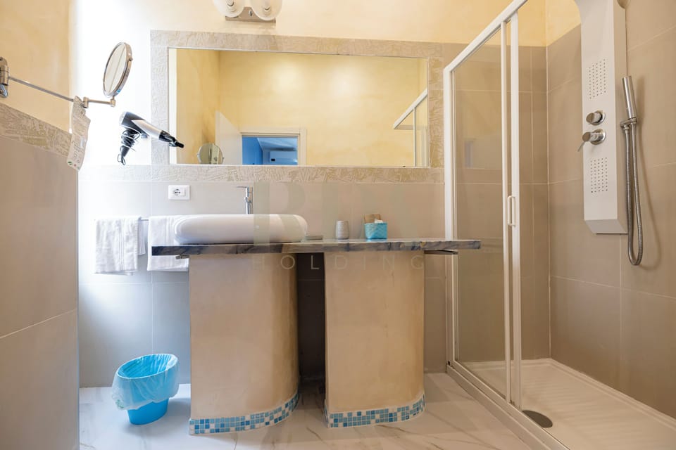 Deluxe Double or Twin Room | Bathroom | Shower, hair dryer, towels, soap