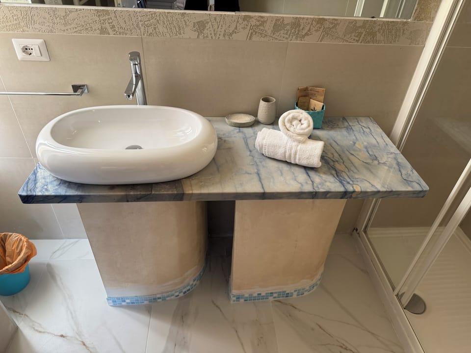 Deluxe Double or Twin Room | Bathroom | Shower, hair dryer, towels, soap