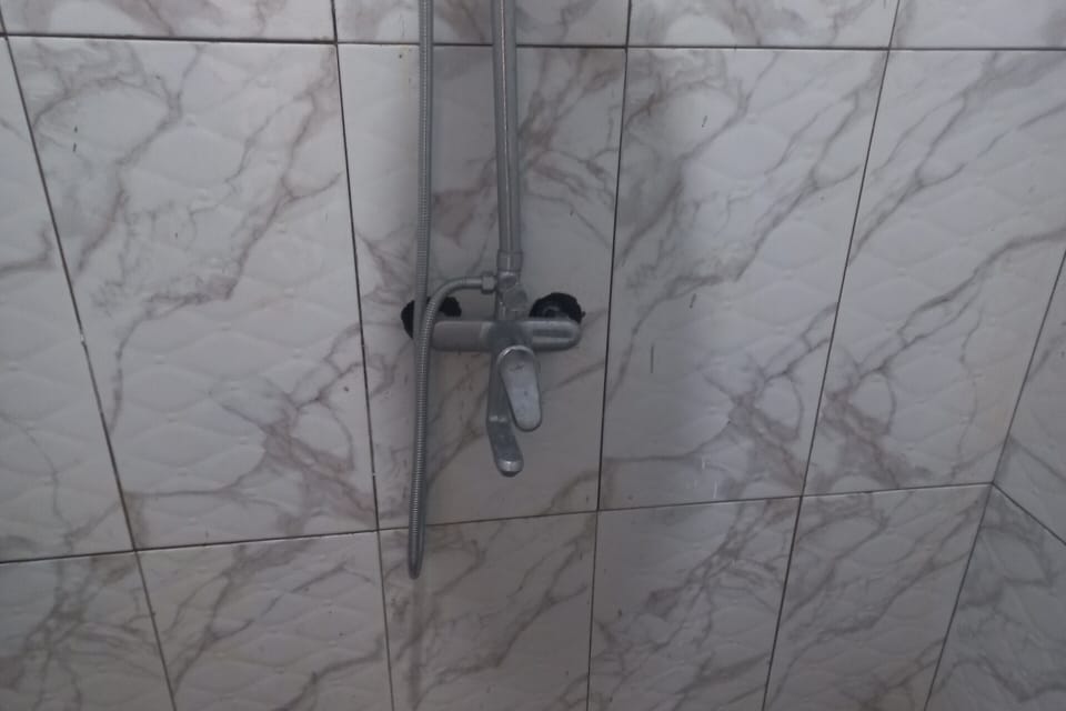 Standard Double Room | Bathroom | Shower, towels, soap, shampoo