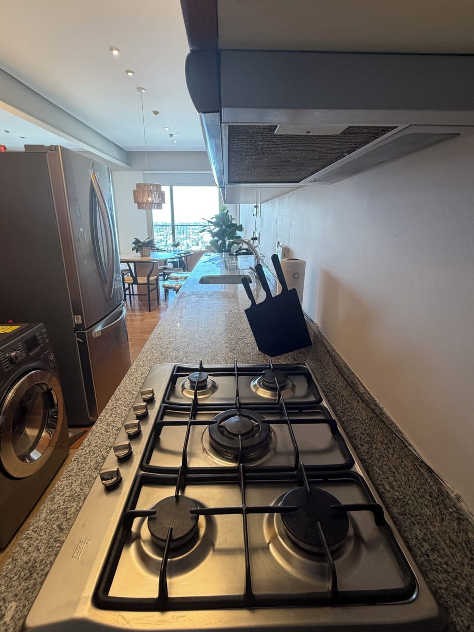 Luxury Apartment, Balcony, City View | Private kitchen