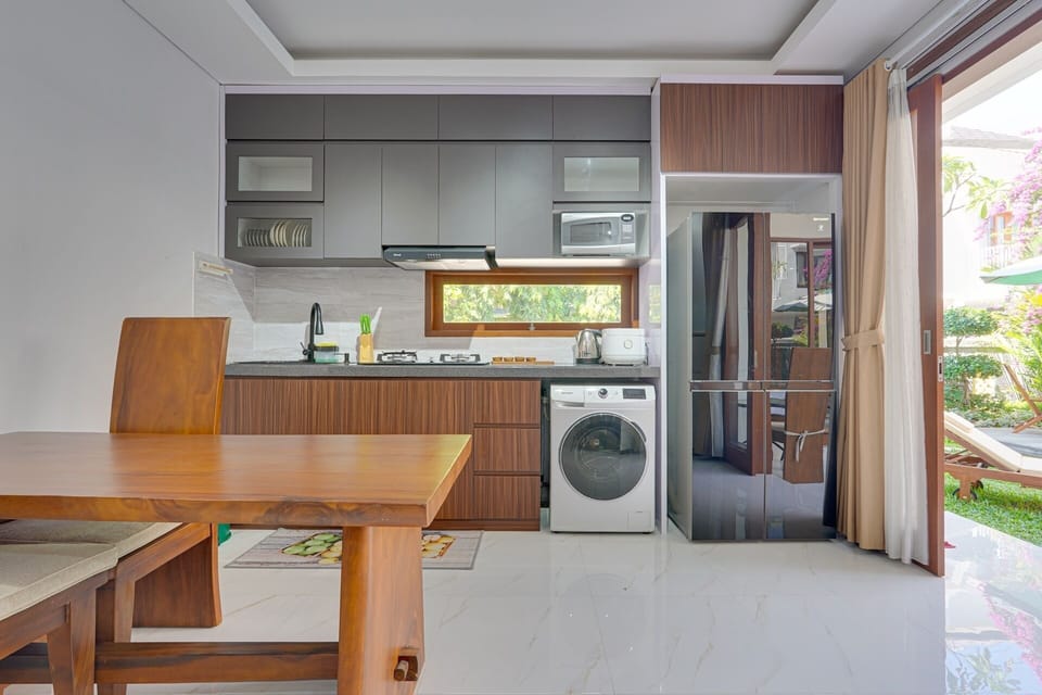 Villa, 3 Bedrooms, Private Pool | Private kitchen | Full-size fridge, microwave, stovetop, cookware/dishes/utensils