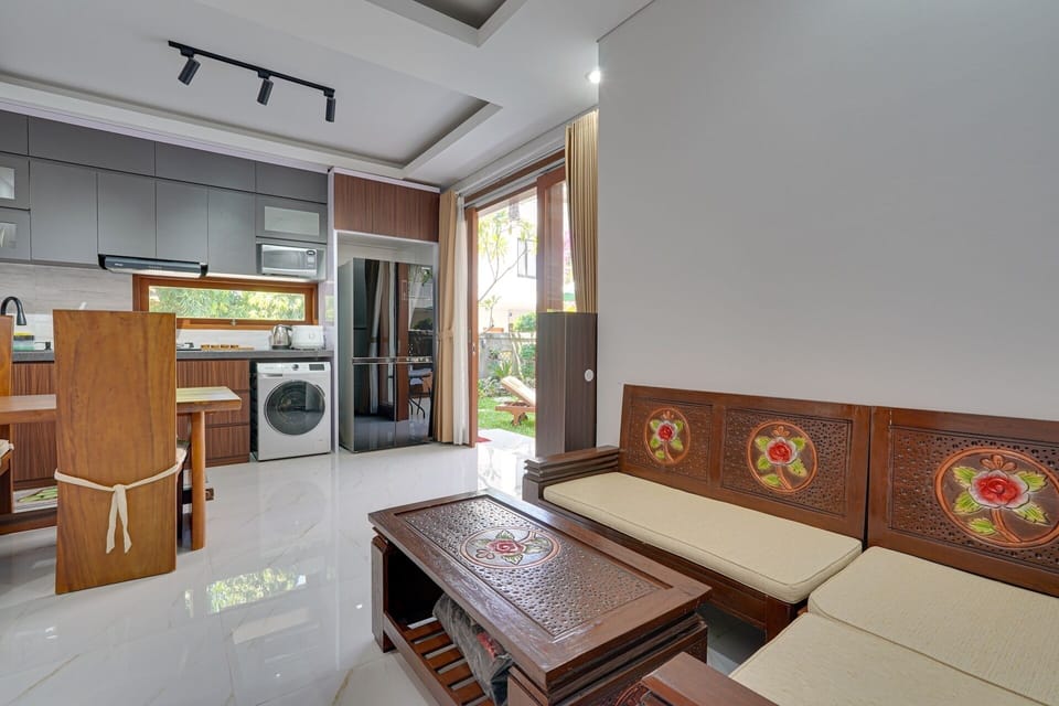 Villa, 3 Bedrooms, Private Pool | Living area | 60-inch LED TV with digital channels