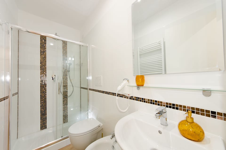 Basic Room | Bathroom | Shower, rainfall showerhead, free toiletries, hair dryer