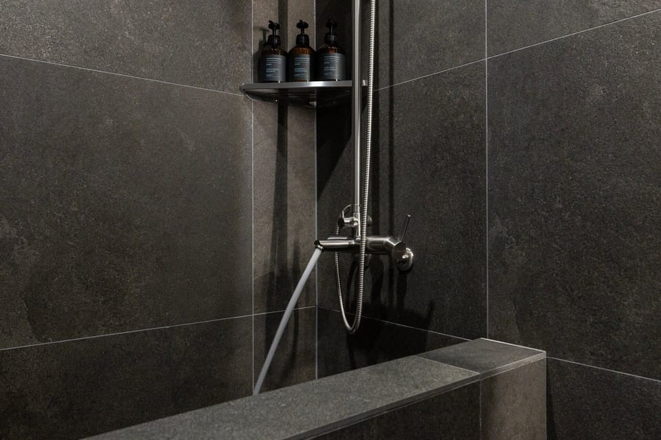 FLOAT | Bathroom | Hair dryer, slippers, bidet, towels