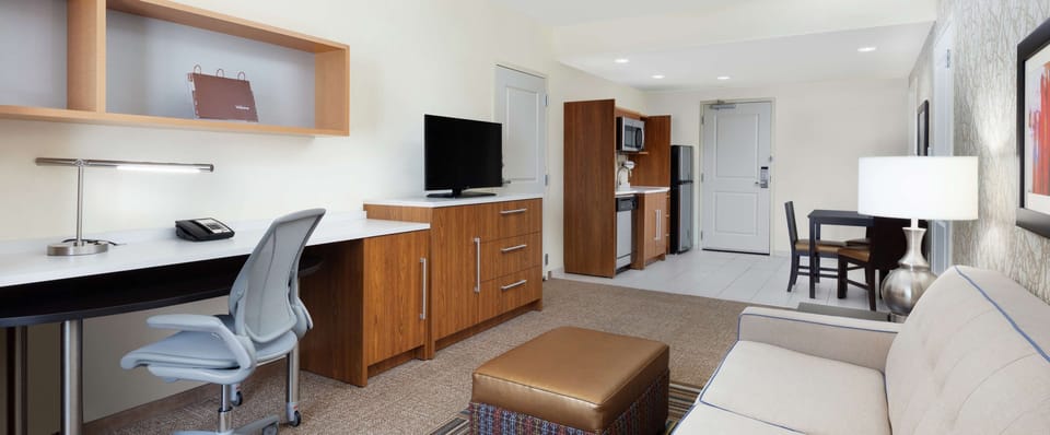 In-room safe, desk, laptop workspace, blackout drapes