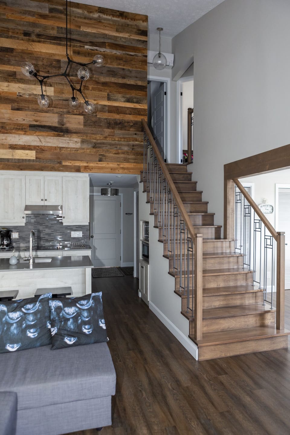 Apartment, Private Bathroom, Lakeside | Living area | 1-inch flat-screen TV with cable channels, TV, fireplace