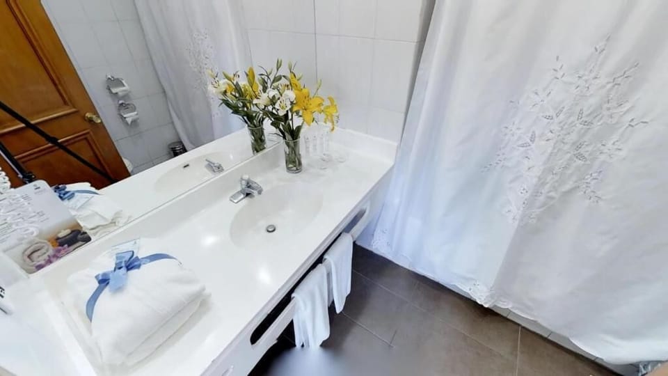 Family Suite | Bathroom | Shower, free toiletries, hair dryer, towels