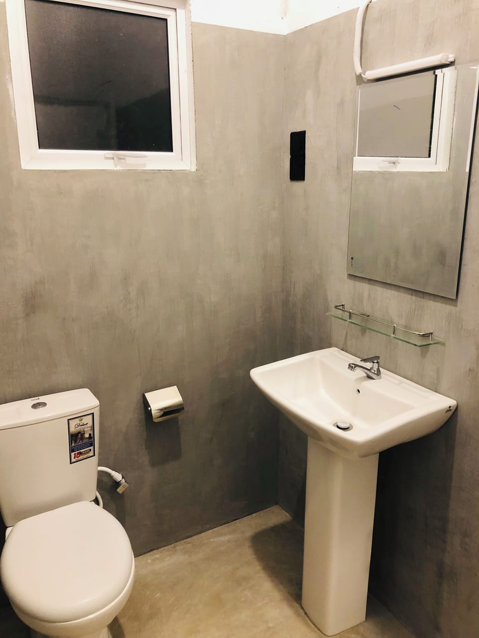 Double or Twin Room, Garden View | Bathroom | Towels, soap, toilet paper