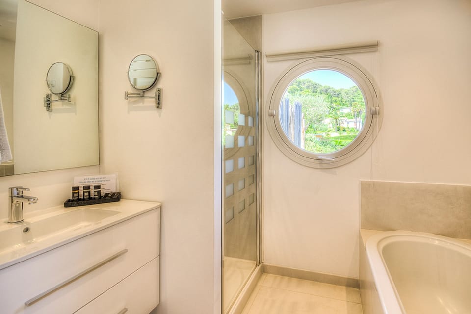 Soap, shampoo, toilet paper