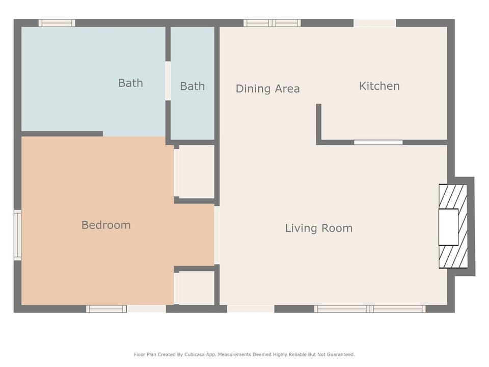 House | 1 bedroom, high-speed internet