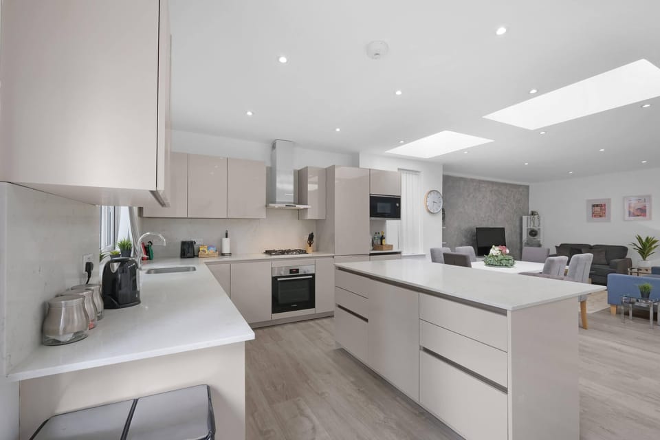Standard House | Private kitchen | Fridge, dining tables