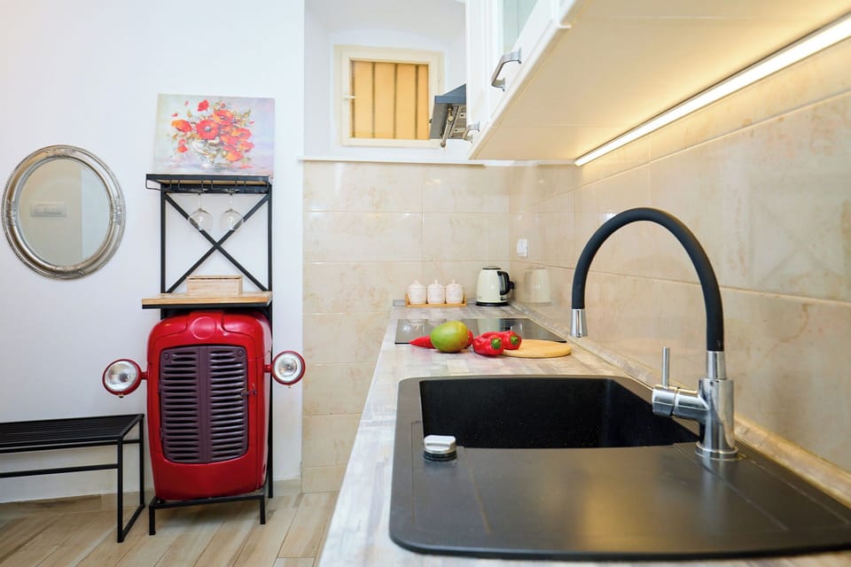 Studio (1 Bedroom) | Private kitchen | Fridge, oven, dishwasher, coffee/tea maker