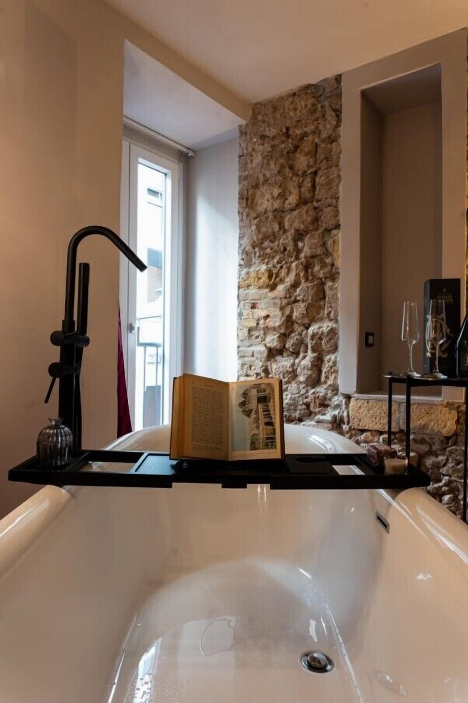 Junior Studio Suite, Bathtub, City View | Living area | 48-inch flat-screen TV with satellite channels