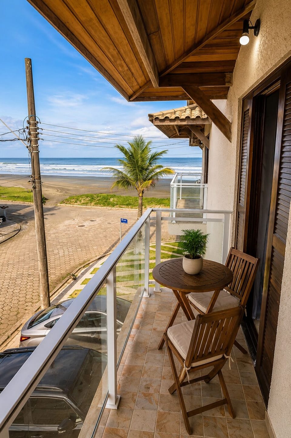 Double Room, Partial Sea View | WiFi (free), bed sheets