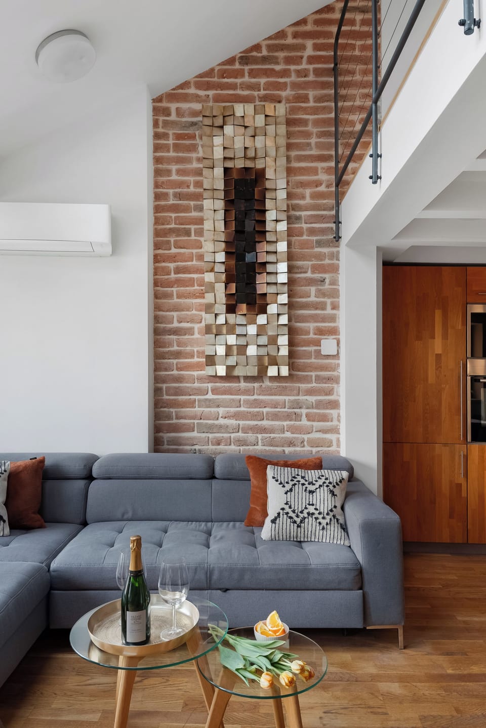 Superior Apartment, City View | Living area