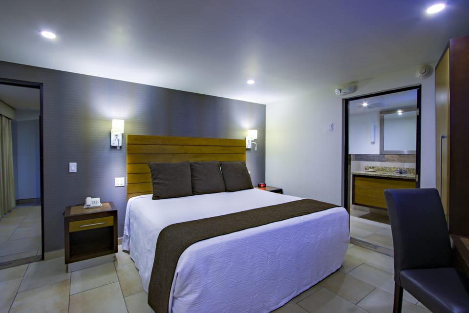 Premium bedding, down comforters, in-room safe, desk