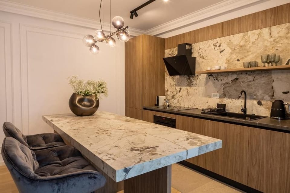 Apartment, 1 King Bed with Sofa bed, City View | Private kitchen