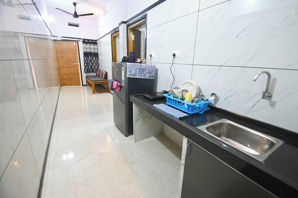 Premier Ac Deluxe 2BHK Family Homestay | Private kitchen