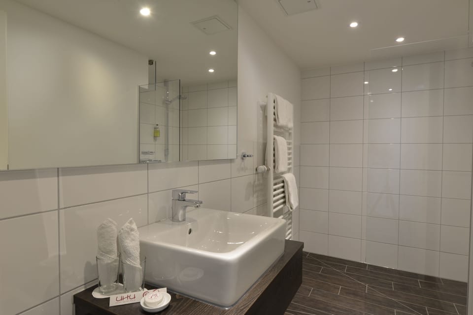 Basic Quadruple Room (Suterain) | Bathroom shower