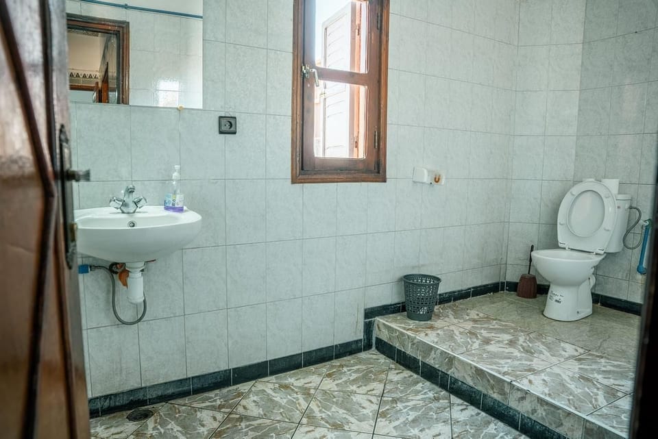 Towels, soap, toilet paper