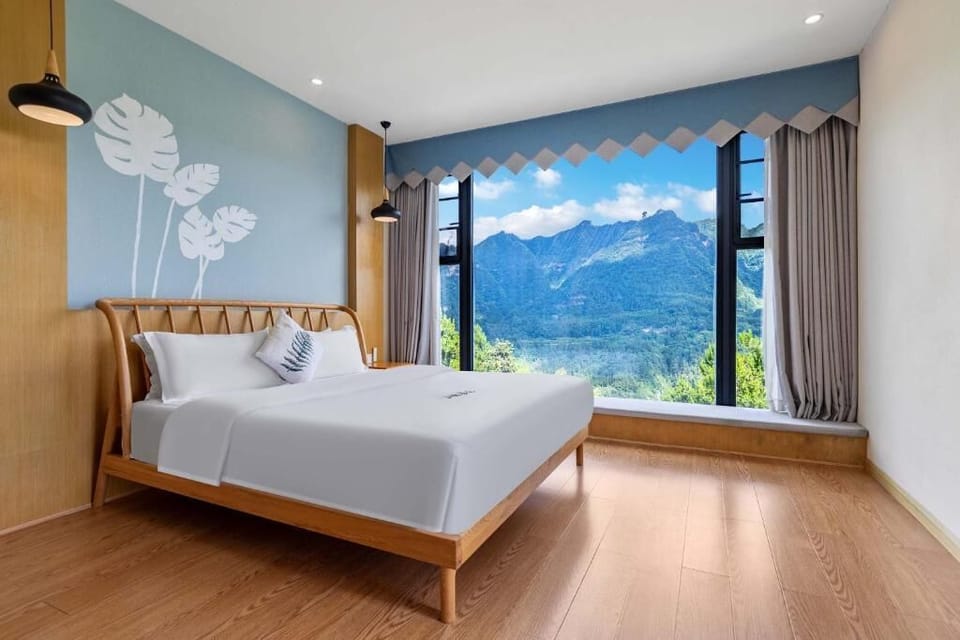 Premium bedding, memory foam beds, blackout drapes, soundproofing