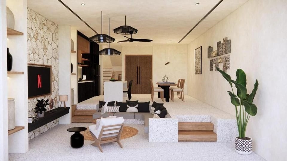 Comfort Villa, 2 Bedrooms, Private Pool | Living area