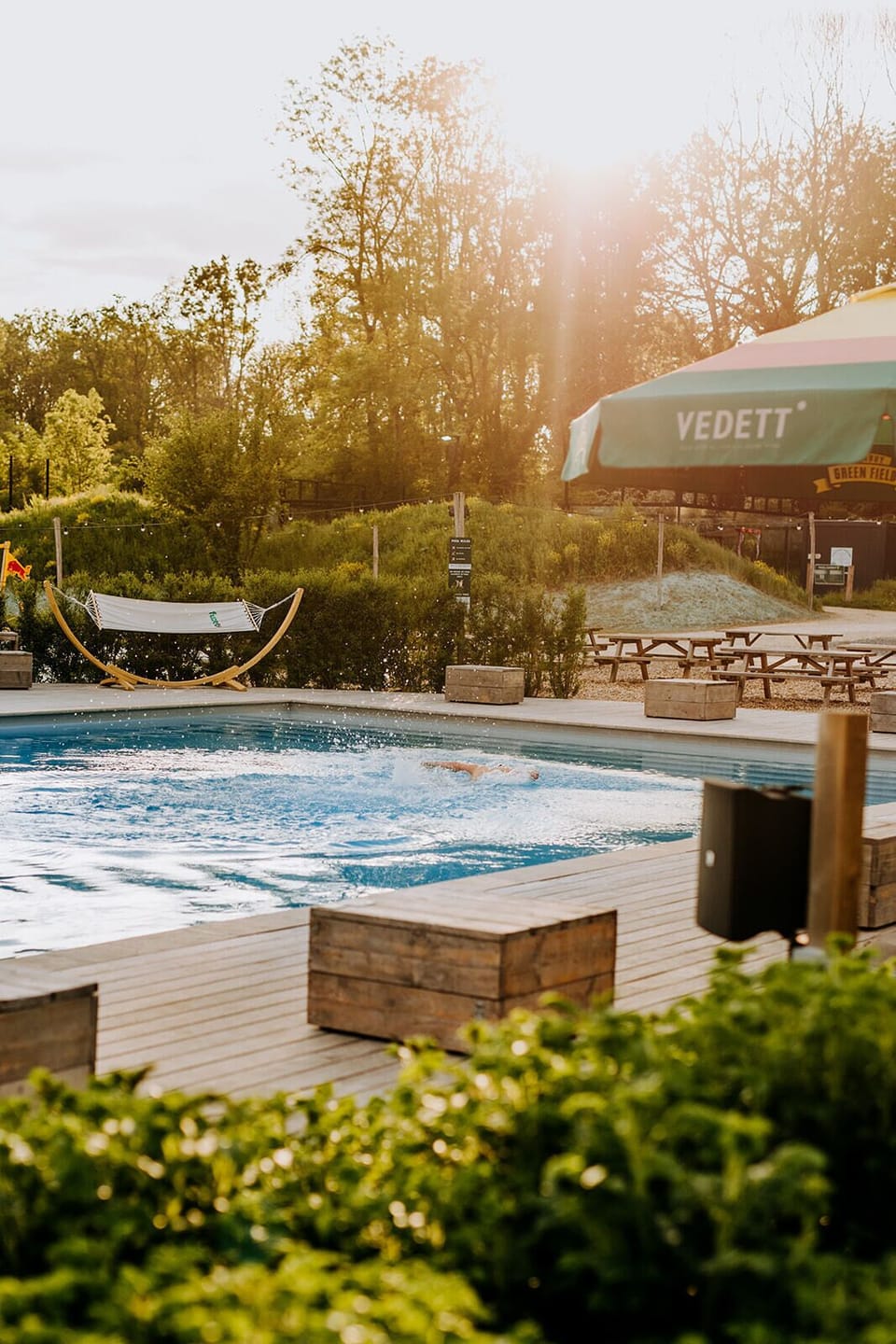Seasonal outdoor pool