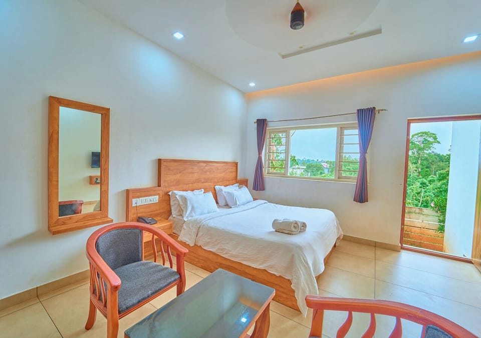 Standard Double Room, Garden View | Individually furnished, desk, laptop workspace, blackout drapes
