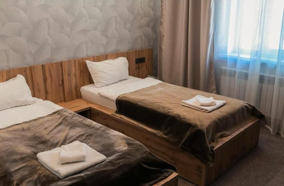 Standard Twin Room, City View | Blackout drapes, iron/ironing board, free WiFi