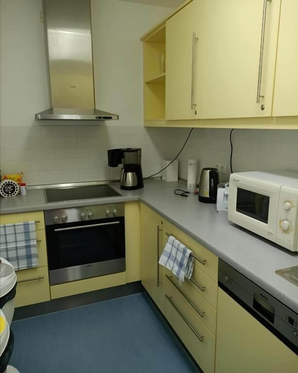Double Room | Private kitchen | Fridge, microwave, oven, stovetop