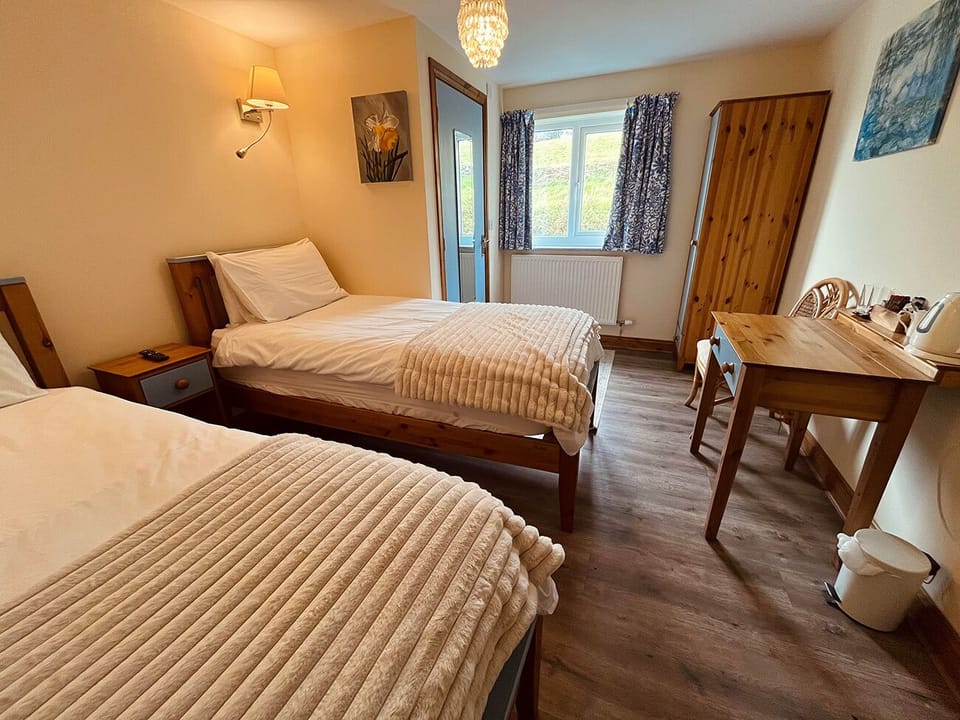 Twin Room (Pen y Gwaith Room 4) | Memory foam beds, bed sheets